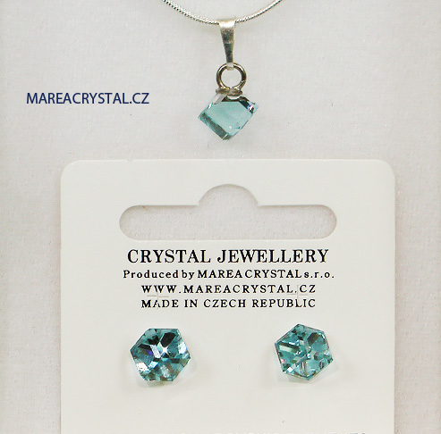 Souprava se Swarovski ® ELEMENTS Kostičky