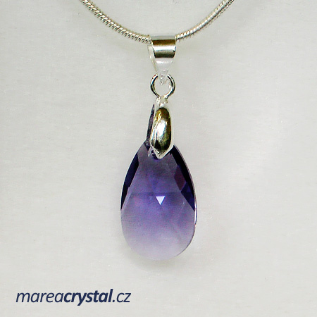 Náhrdelník se Swarovski ® ELEMENTS Pear-Shaped