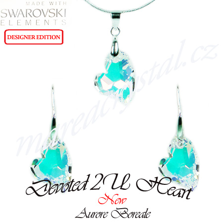 Souprava se Swarovski ® ELEMENTS Devoted 2U Heart