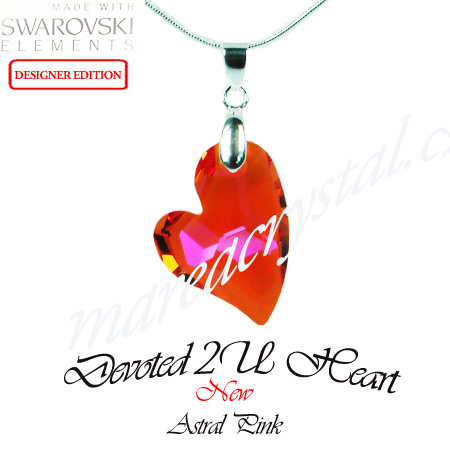 Náhrdelník se Swarovski ® ELEMENTS Devoted 2U Heart