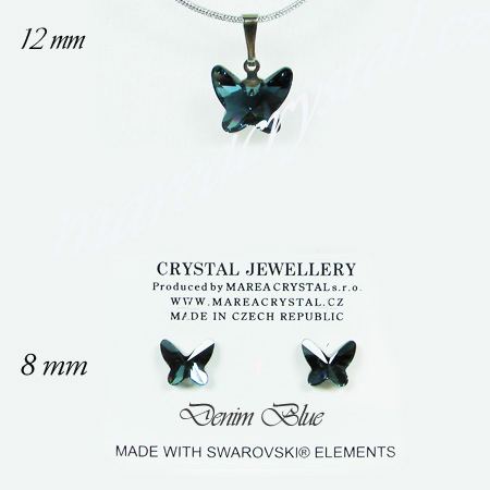 Souprava se Swarovski ® ELEMENTS Butterfly 