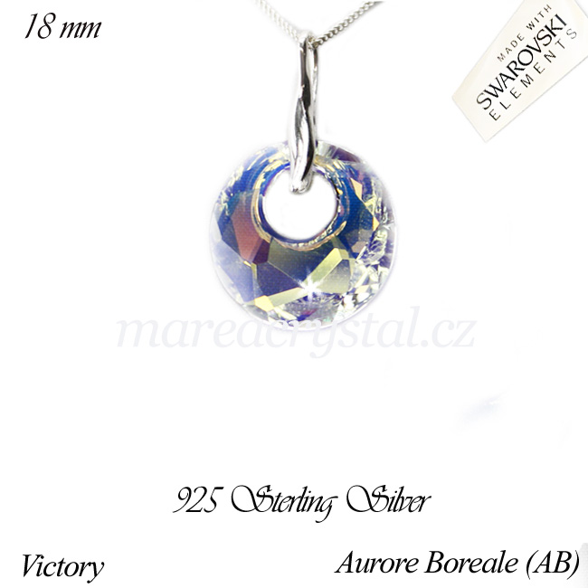 Stříbrný Náhrdelník se Swarovski ELEMENTS Victory