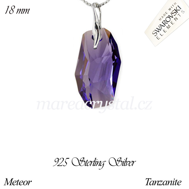 Stříbrný Náhrdelník se Swarovski ELEMENTS Meteor