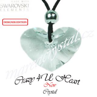 Náhrdelník se Swarovski ® ELEMENTS Crazy 4U Heart