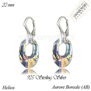 Stříbrné Náušnice se Swarovski ELEMENTS Helios