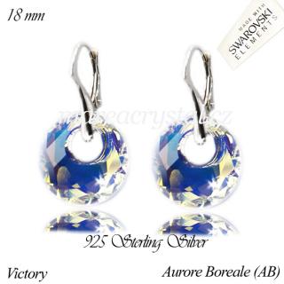 Stříbrné Náušnice se Swarovski ELEMENTS Victory