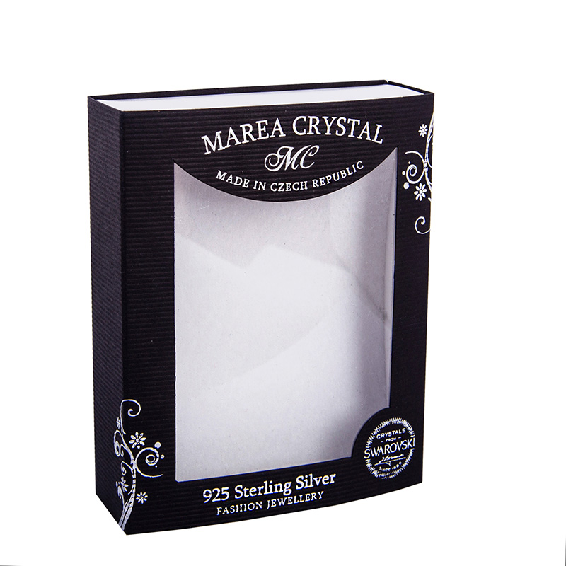 Stříbrná souprava s krystaly De-Art Golden Shadow