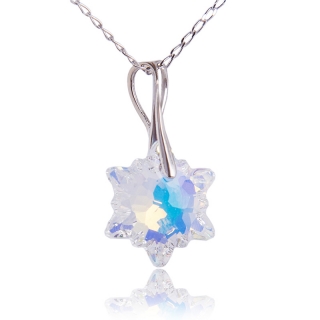 Náhrdelník s krystalem Edelweiss Aurore Boreale