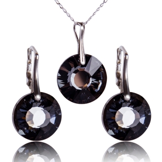 Stříbrná souprava s krystaly Sun Silver Night