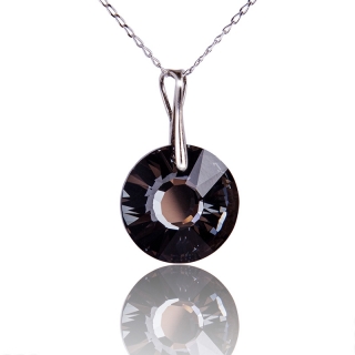 Náhrdelník s krystalem Sun Silver Night