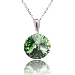 Náhrdelnik Rivoli s krystalem Peridot