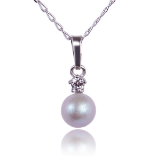 Náhrdelník Perla Grey Pearl