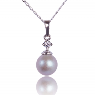Náhrdelník Perla Grey Pearl