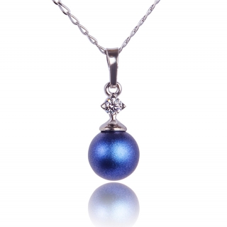 Náhrdelník Perla Dark Blue Pearl