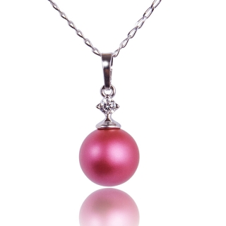 Náhrdelník Perla Mulberry Pink Pearl