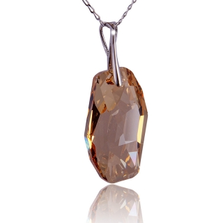 Náhrdelník s krystalem Meteor Golden Shadow