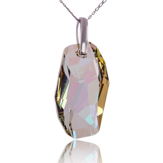 Náhrdelník s krystalem Meteor Luminous Green