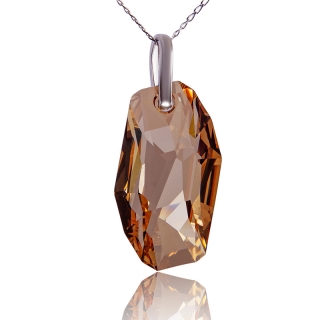 Náhrdelník s krystalem Meteor Golden Shadow