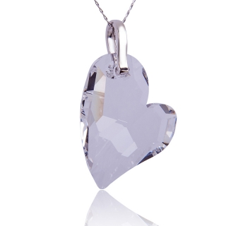 Náhrdelník s krystalem Devoted 2U Heart Crystal