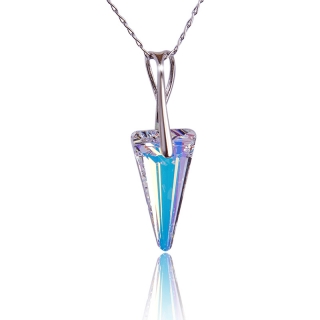 Náhrdelník s krystalem Spike Aurore Boreale