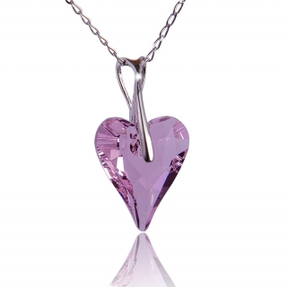 Náhrdelník s krystalem Wild Heart Rose