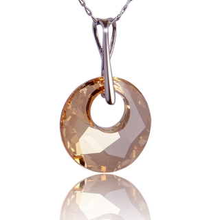 Náhrdelník s krystalem Victory Golden Shadow